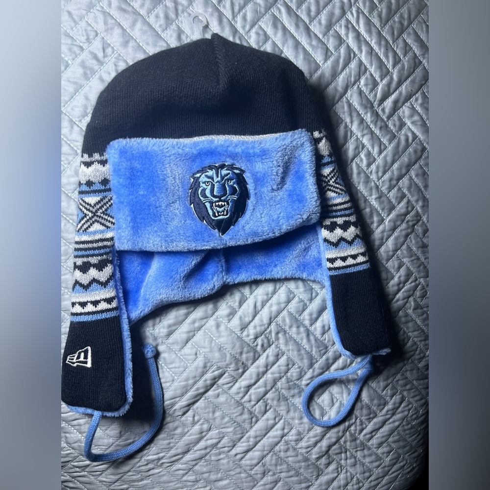 New Era Detroit Lions Knit Trapper Hat